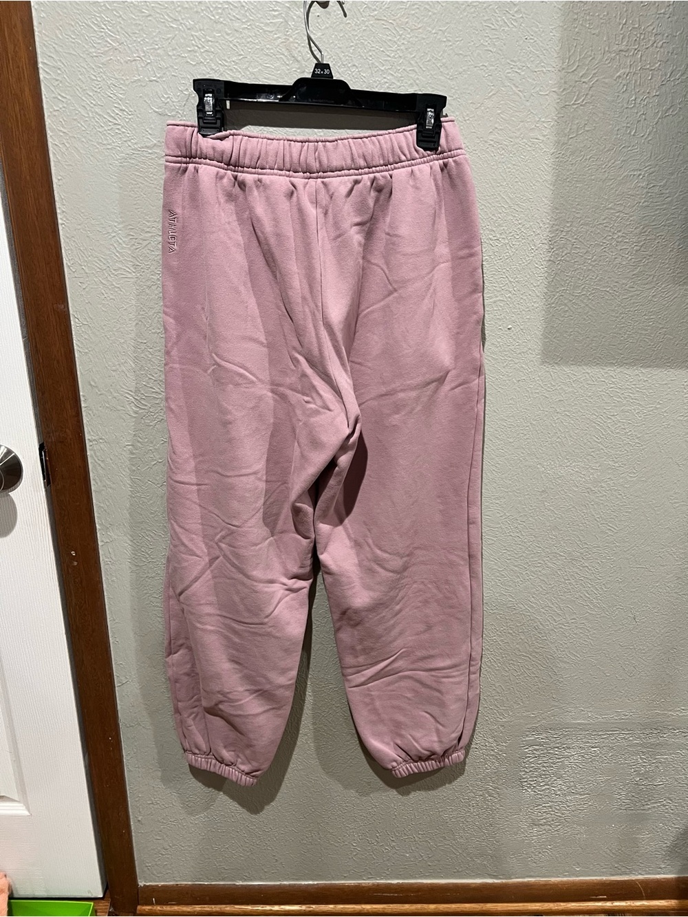 Athleta Light Dusty Rose Pull-On Joggers Sweatpants Size Small TALL EUC Soft - Picture 4 of 5